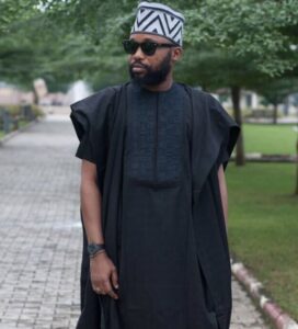 Black Agbada fashion styles for men 