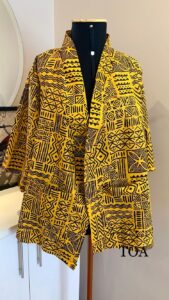 Print kimono jacket 